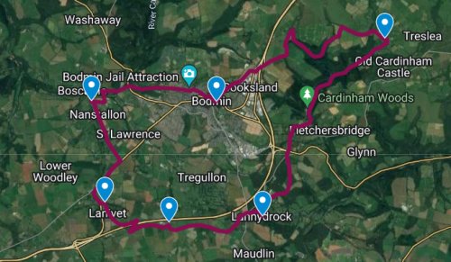 The Bodmin Way Route