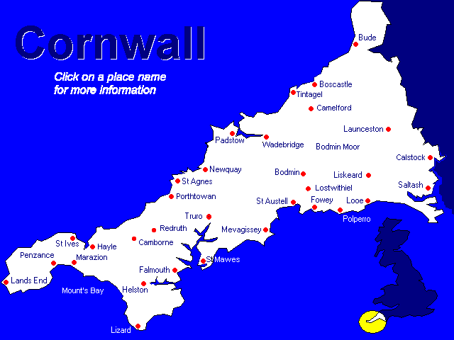 Cornwall Map