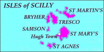 Isles of Scilly Map